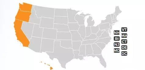 美国精子库分布图