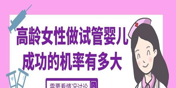 高龄女性做试管婴儿成功的机率有多大-需要看情况讨论