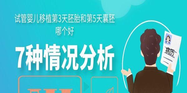 试管婴儿移植第3天胚胎和第5天囊胚哪个好-7种情况分析