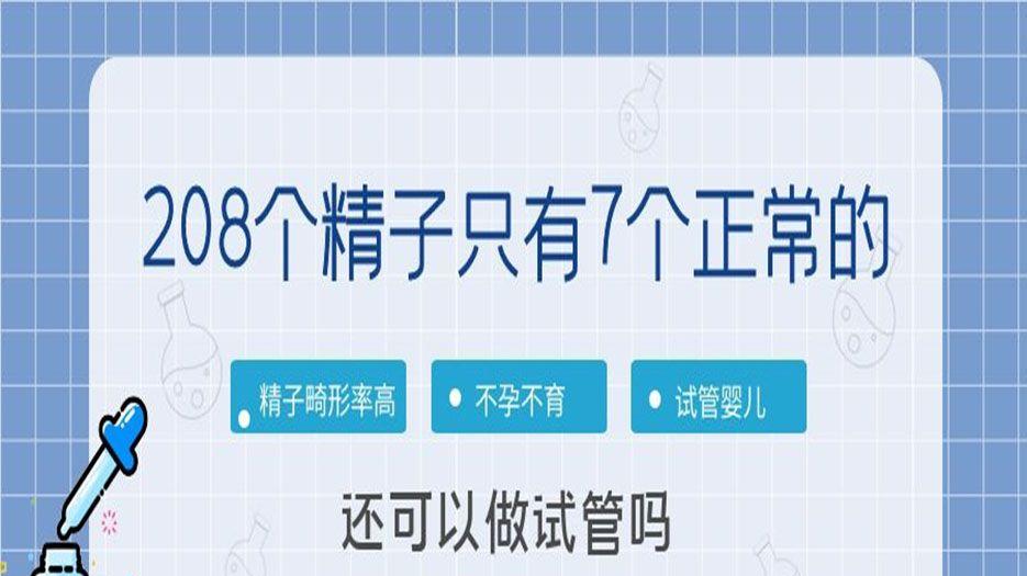 208个精子只有7个正常的