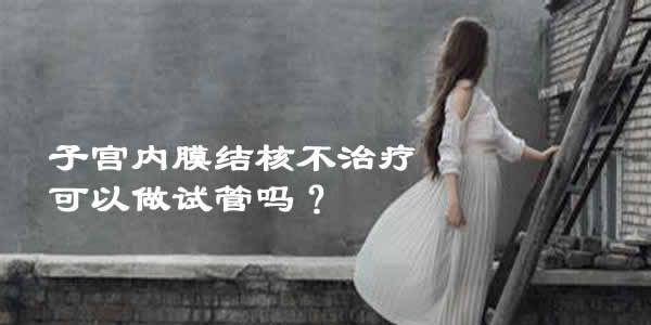 子宫内膜结核不治疗可以做试管吗？