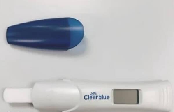 取下蓝色盖帽