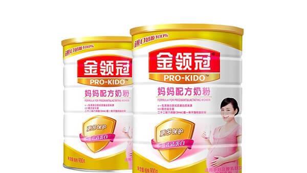 金领冠孕妇奶粉主打孕妇的保健