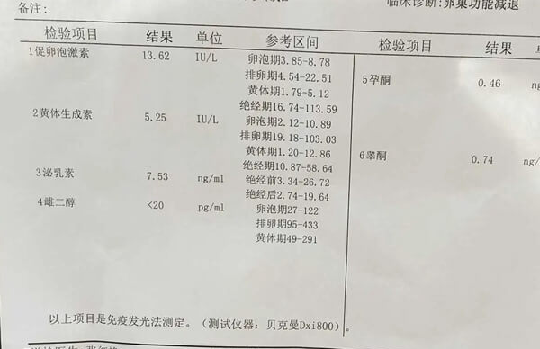 fsh的参考值