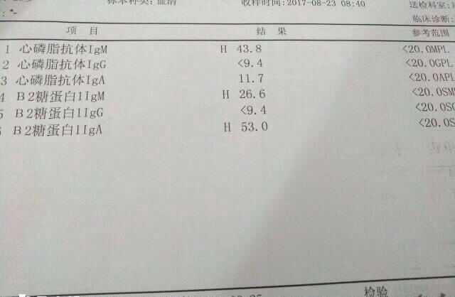 抗心磷脂抗体阳性不可试管生子