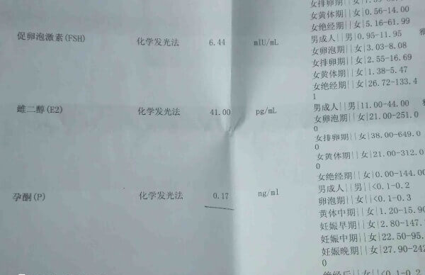 性激素六项在月经第3天检查