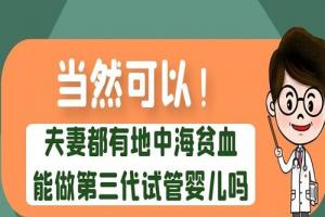 夫妻都有地中海贫血能做第三代试管婴儿吗-当然可以！