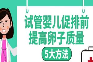 试管婴儿促排前提高卵子质量的5大方法