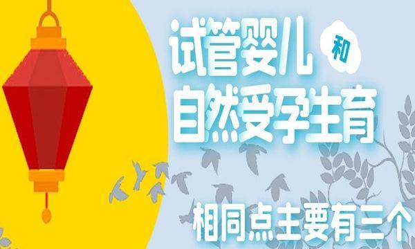 试管婴儿和自然受孕生育的相同点-主要有三点