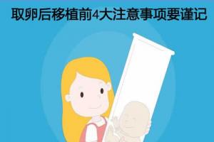 取卵后移植前4大注意事项要谨记-助你提高试管婴儿成功率