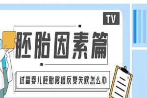 试管婴儿胚胎移植反复失败怎么办[胚胎因素篇]