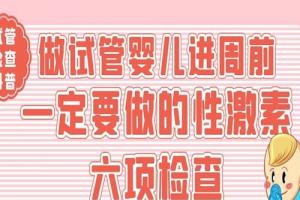 做试管婴儿进周前一定要做的性激素六项检查[试管检查科普]