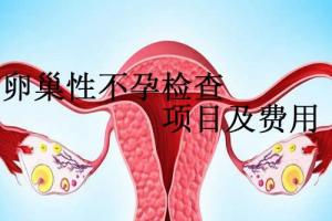 卵巢性不孕检查项目科普及费用介绍-建议收藏
