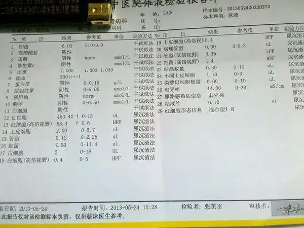 血检单怎么看男女